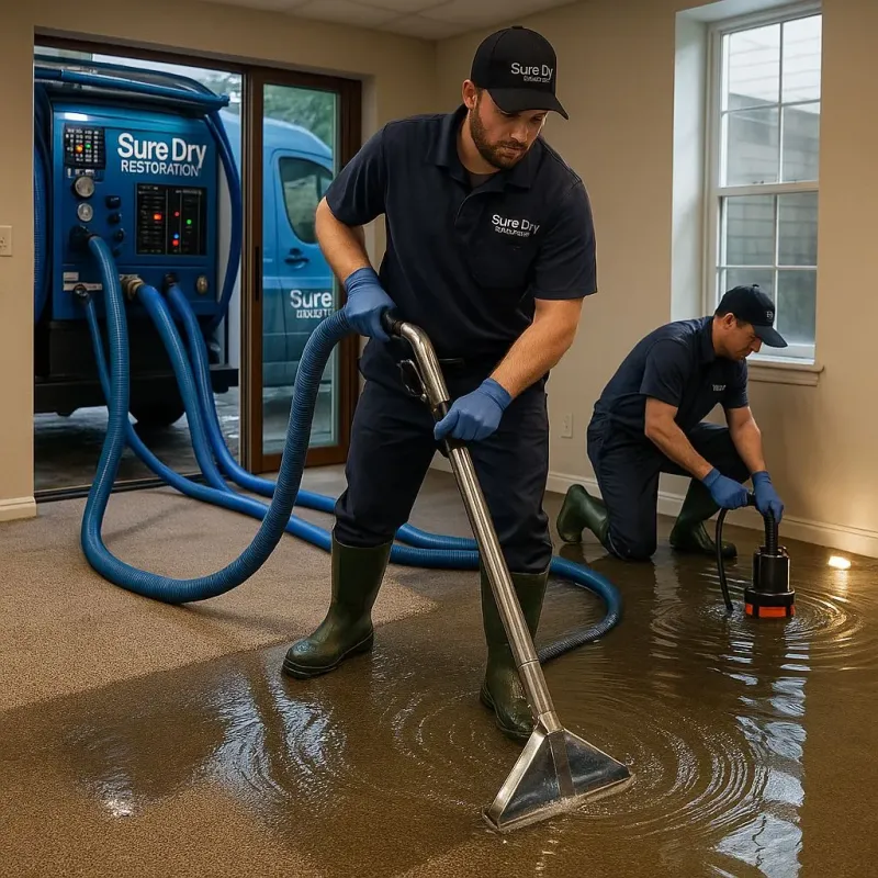 Water Extraction and Removal process in Fort Gaines, GA